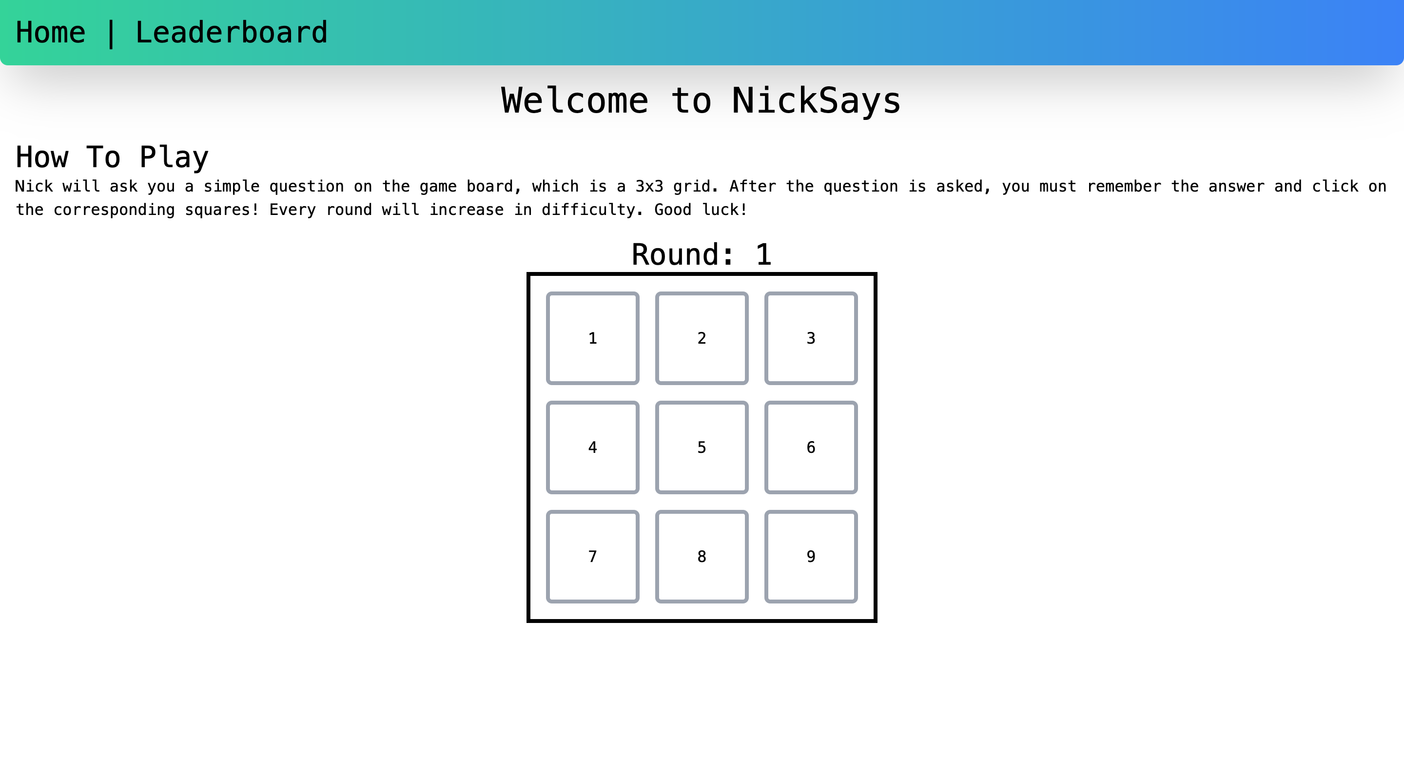 Nick Says